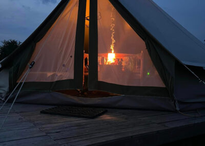 BVCC glamping bell tent